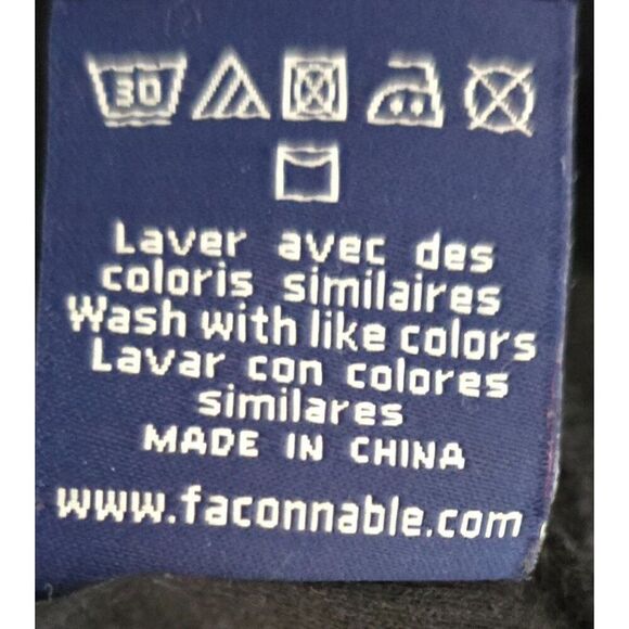 Dark blue black 1/4 zippull over sweater Striped Collar accent grandma grandpa - Picture 9 of 10